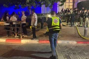 Дикий случай на парковке в Ришон ле-Ционе: разогнался и врезался в стену
