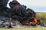 Волна пожаров в друзских поселках, черный дым над торговой Яркой