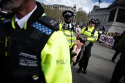 Массовые аресты на демонстрации против запрета пропалестинской организации в Лондоне