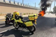 На Аялоне взорвался автомобиль, водитель погиб